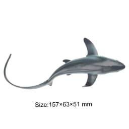 Toymany Simulation Blacktip Reef Shark Ocean Animal Model Toy Mini Figures Dolls Action Figurines Toys for Children Gift