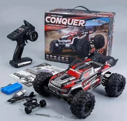 "1:16 4WD RC Car (50km/h): LED Lights, Off-road High-Speed Drift. For Boys & Off-road Fans. Monster Truck Toy – Christmas & New