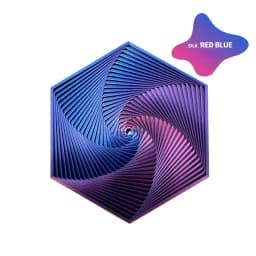 3D Printed Fractal Fidget Hexagon 7cm Portable Playing Sensory Anti-stress Toy Desktop Ornament Kid Toy Visual Gifts Mystery Box