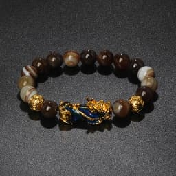 Color Changed Feng Shui Pi Xiu Bracelets Men Nature Stone Lucky Amulet Charm Beaded Bracelets Women Pi Yao Brave Wealth Jewelry