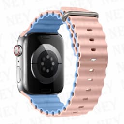 Ocean Band for Apple Watch Ultra 2 49mm 44mm 45mm 42mm 38/40/41mm silicone bracelet correa iwatch series 9 8 7 se 6 5 4 3 strap