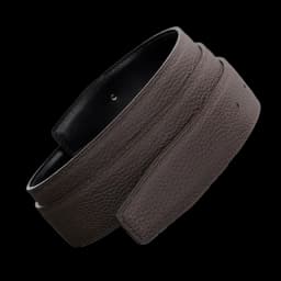 No Buckle Luxury Ultra-thin Pointed New Mens Litchi Grain Holes Belt Brand Male Genuine Two Sides Strap Jeans Belts 3.2/3.8cm