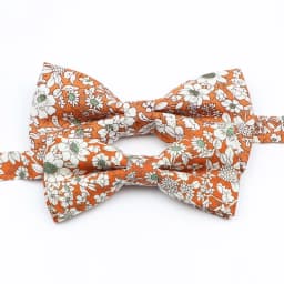 Cotton Floral Parent-Child Bowtie Set Bow Tie Necktie For Men Wedding Party Business Suits Gravata Pink Yellow Butterfly Cravats