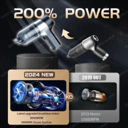 Car Vacuum Cleaner 4 In1 Wireless Vacuum Cleaner Duster Handheld Vacuum Pump For Home Portable Cordless Strong Suction Car C