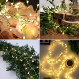 1000LEDs 36M Cluster Christmas Fairy String Lights with Remote Green Cable for Party Holiday Garden Outdoor Wedding Decoration