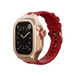 Luxury Stainless Steel Mod Kit for Apple Watch Ultra 49MM 2/1 for IWatch Series Ultra Liquid Silicone Strap Replace Accessories