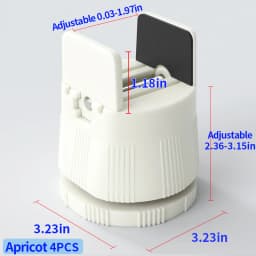 Adjustable Splint-Type Furniture Protection Pads: Moisture-Proof, Shockproof; Fit Table/Chair/Stool Legs, Heightens