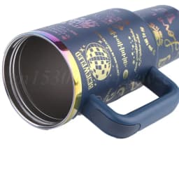 40oz Vacuum Insulated Car Mug Thermal Coffee Car Cup with Straw Stainless Steel Vacuum Insulated Tumbler for Sports Outdoor Tour