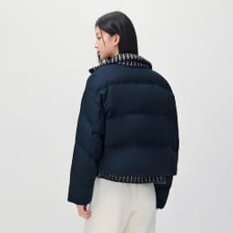 Semir Women Down Jacket Panel Design Layered Look Loose Fit 80 Percent Down Fill Versatile Modern Style 2026 New
