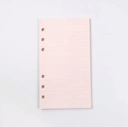 A6/A5 Pink Blue Purple Binder Notebook Cover & Photo Sticker Collect Book Diary Agenda Planner Paper School Stationery