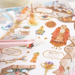 3 Pcs Random Fairy Tale Japanese Magic Garden Cake Decor Stickers Scrapbooking Diy Journaling Cute Stationery Diary Sticker Gift