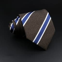Men's Jacquard Classic Striped Tie 8cm Polyester Male Necktie For Business Wedding Party Suit Shirt Daily Wear Accessory Gift