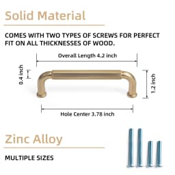 5 Inch (128mm) Hole Center Cabinet Pulls Antique Brass Zinc Alloy Kitchen Drawer Pulls Dresser Knobs Drawer Handles Hardware
