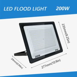 LED Flood Light IP66 Waterproof AC220V 10W 20W 30W 50W 100W 150W 200W 300W Spotlight Garden Street Gate Wall Floodlights Outdoor