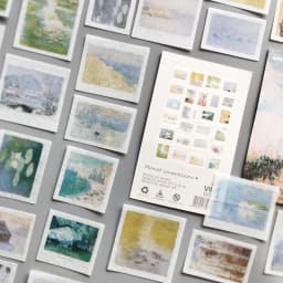50Pcs Fog Forest Diary Decorative Stickers Pack DIY Label Stationery Deco Photograph Album Scrapbooking Flakes