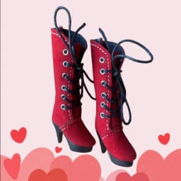 Tilda 2.5cm Mini Doll Boots for Blythe Dolls Toy,Cute High Heel Shoes for Azone Obitsu Licca Accessory for OB22 Toy Dolls Gift