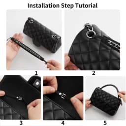 Genuine Cowhide Top Handle Strap Replacement Handbag Short Handle For Classic Flap CF Bag DIY Modification Accessories