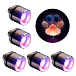 Crystal Key Chain LED Light Keychain Luminated Keyring Pendant DIY Resin Epoxy Accessories