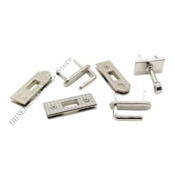 Premium 6PCS Bag Lock Set Metal Fastener For Fashion Women Handbag Backpack Repair And Creative Craft Projects