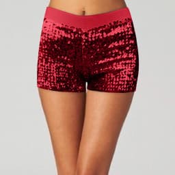 Women Sequins Shorts High Waisted Vintage Disco Dance Hot Pants Shiny Glitter Jazz Nightclub Mini Short Stretch Summer Shorts