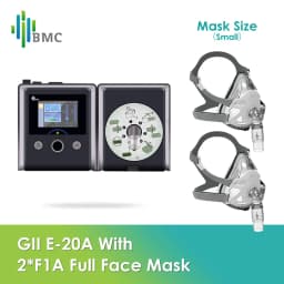 BMC G2S A20 Auto CPAP Machine for Sleep Apnea, Portable Anti Snoring Ventilator with Humidifier & 2 Masks, Medical Grade COPD Th