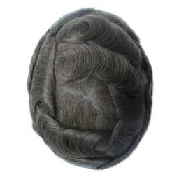 Gloryhair-NG Super Thin Skin Men Toupee 0.02-0.03mm V Loop Natural Hairline 90% Density Invisible Male Hair Unit Wig