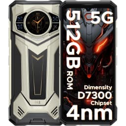 Doogee S200 Plus 5g Ai Rugged Phone 32Gb (12+20) 512Gb Dimensity 7300 Gaming Mobile Phone 1.32'' Rear Display Main Screen