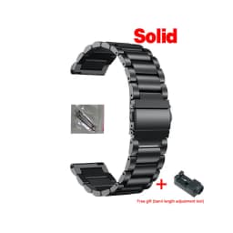 22mm 20mm 18mm Metal Strap for Garmin Forerunner 255 165 570 970 965 265 Wristband for Garmin Venu 3s 4 2/Vivoactive 5 4 3 Belt