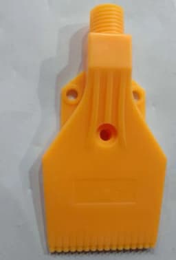 Wideth Plastic Air Knife Air Blowing Drying Flat Fan Nozzle Male Thread Wash Jet Nozzle Plastic Blowing Nozzle