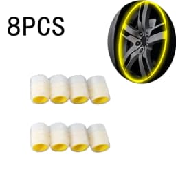 Luminous Valve Caps Fluorescent Red Night Glowing Car Motorcycle Bicycle Wheel Styling Tyre Hub Universal Cap Decor 20Pcs