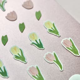 Korean Import Suatelier Mini Flowers and Plants Paper Stickers Scrapbooking Diy Journal Cute Deco Kawaii Stationery Sticker 126