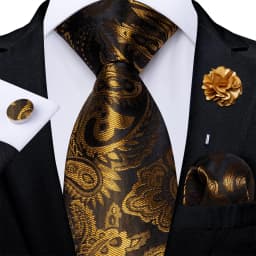 Floral Pink Ties For Men Wedding Party Man Tie Handkerchief Brooch Cufflinks Set Men Accessories Gravata