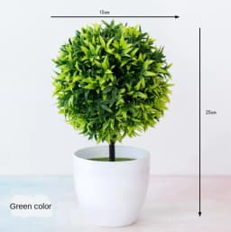 New Green Small Tree Potted Bonsai Ornaments Home Garden Hotel Bathroom Bedroom Decoration Artificial Plants Bonsai Fake Plants