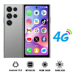 SERVO S27 MINI Small Smartphone 4G LTE Android 12.0 OS 3GB+64GB APP Store GPS 4.0" Full Screen Pocket Smart Phones 2 SIM Standby