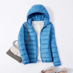 Winter Women 90% Ultra Light Down Jacket White Duck Down Hooded Jacket Long Sleeve Warm Coat Parka Female Solid Portable Outwear