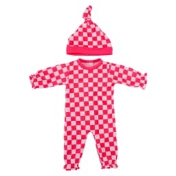 Doll Clothes 2Pcs/Set Clothes+Hat Daily Cute Outfit Pajamas For 43CM Baby Doll&18Inch American Doll Accessories,Girl DIY Toys