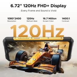Globe Version DOOGEE S200 X 5G Rugged Phone 6.72" Dimensity 7050 1.32" AMOLED Rear Display 12GB 512GB 10100mAh Battery Phone