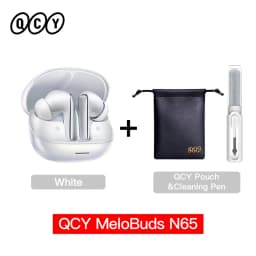 QCY MeloBuds N65 Wireless Earbuds BT 6.0 AI ANC LDAC Hi-Res Audio Head-Tracking Spatial Sound Headsets 8 Mics 50Hrs Earphones