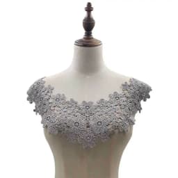 Lace Floral Embroidery Fabric Fake Collar for Needlework White Embroidery Lace Fabric Applique DIY Dress Sewing Supplies Craft