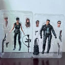 Figure Terminator 2 Judgment Day T-800 Sarah Connor T-800 Arnold Schwarzenegger PVC Action Figure Model Toys Collection