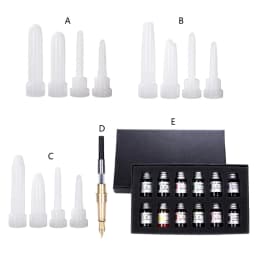 Transparent Pen Silicone Mould Set DIY Fountain Pen Mold Epoxy Resin Molds for Jewelry Casting Transparent Pen Holder Making