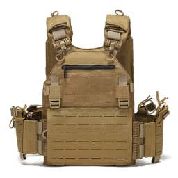 Multi Functional Quick Release Vest Laser Cutting MOLLE Hunting Vest Waterproof and Wear-Resistant Outdoor Training Vest