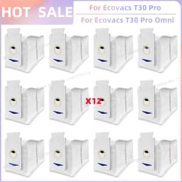 Fit For Ecovacs T30 Pro Omni / T30 OMNI, Ecovacs T30e Pro, YEEDI M12 ULTRA PLUS/M12 Pro+ Parts Brush Filter Bag Mop Cloth