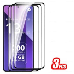 1-3Pcs 9H Curved Tempered Glass For Xiaomi Redmi Note 13 Pro+ 14 Pro Plus 5G Screen Protector Note13ProPlus Note14Pro 14Pro 4G