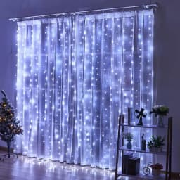 Christmas Lights LED Fairy String Curtain Lights 8 Mode Remote USB Festoon Christmas Decor For Home Holiday New Year Lamp