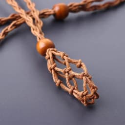 1pc Necklace Cord Empty Stone Holder Natural Quartz Crystal Raw Stone Chakra Point Healing Fish Netted Indians Amulets Pendant
