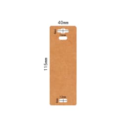 50PCS 4x11.5cm Blank Craft Paper Hanging Backing Card For Bracelet Jewelry Display Packaging Tags Handmade Accessories Wholesale