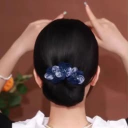 Elegant Peacock Shape Hair Bun Maker Twist Headwear Roll Hair Tool Hair Twister Easy Fast Snap Hairstyle Twist Women