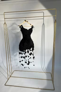 Pretty Petals Floral Short Prom Dresses 2026 Red Velvet Mini Wedding Party Dress Flowers Black Girls Birthday Dress Custom