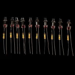 10Pcs/set High Quality Neon Light Bulbs 4*10mm 5*13mm Main Power Indicator With Resistance 220V Lighting Accessories F4 F5